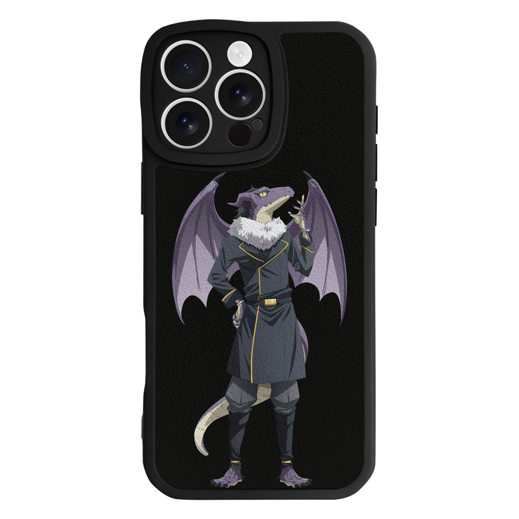 （画像用） 転スラ Regarding Reincarnated to Slime 【iPhone 16シリーズ対応】シリコンスマホケース（レザー調） 材質：シリコン